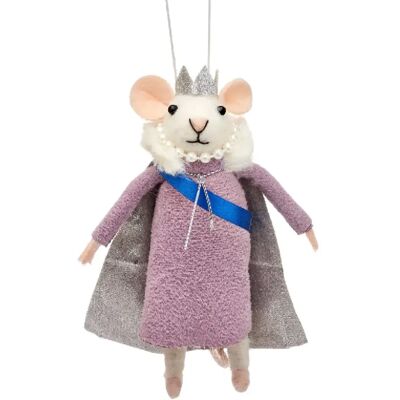 Sass & Belle Feutre Reine des souris cintre de Noël - Publicité Sass & Belle Feutre Reine des souris cintre de Noël - Publicité