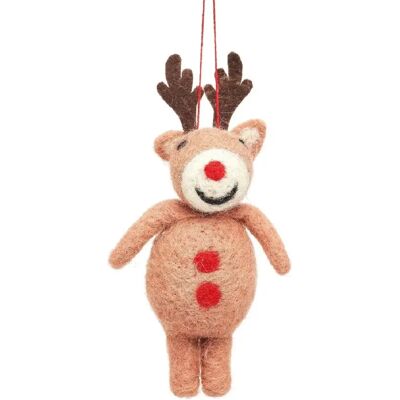 Sass & belle déco Noël renne - Marron - Publicité Sass & belle déco Noël renne - Marron - Publicité