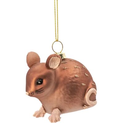 Sass & belle Boule de Noël souris – Marron - Publicité Sass & belle Boule de Noël souris – Marron - Publicité