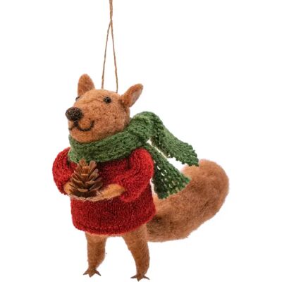 Sass & belle déco Noël écureuil - Marron - Publicité Sass & belle déco Noël écureuil - Marron - Publicité