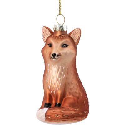 Sass & belle boule de Noël renard - Marron - Publicité Sass & belle boule de Noël renard - Marron - Publicité