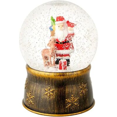 Boule de Neige de Père Noël Lumineo Multicouleur - Publicité Boule de Neige de Père Noël Lumineo Multicouleur - Publicité