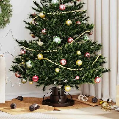 vidaXL Pied de Sapin de Noël Cuivre antique 40 x 40 x 20.5 cm Acier - Publicité vidaXL Pied de Sapin de Noël Cuivre antique 40 x 40 x 20.5 cm Acier - Publicité
