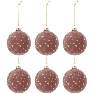 Paris prix Boules de Noël Ely - Rose - Publicité Paris prix Boules de Noël Ely - Rose - Publicité