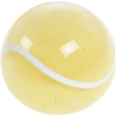 Amadeus - BalleTennisVerre7cm - Jaune - Decorative ball - Publicité Amadeus - BalleTennisVerre7cm - Jaune - Decorative ball - Publicité
