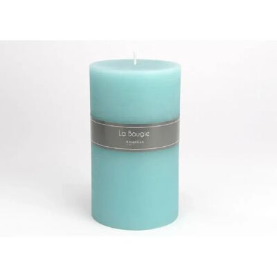 Amadeus - Bougie Maxi Cylindre Bleu Azur 10x17 cm - Candle - Publicité Amadeus - Bougie Maxi Cylindre Bleu Azur 10x17 cm - Candle - Publicité
