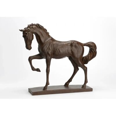 Amadeus Cheval sur socle en résine H49,5 cm - Publicité Amadeus Cheval sur socle en résine H49,5 cm - Publicité