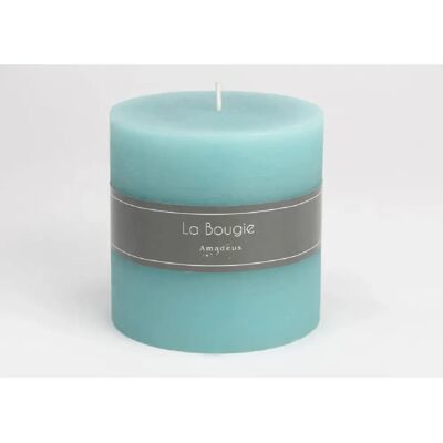 Amadeus Bougie gros cylindre 10 X 10 cm bleu azur (lot de 6) - Publicité Amadeus Bougie gros cylindre 10 X 10 cm bleu azur (lot de 6) - Publicité
