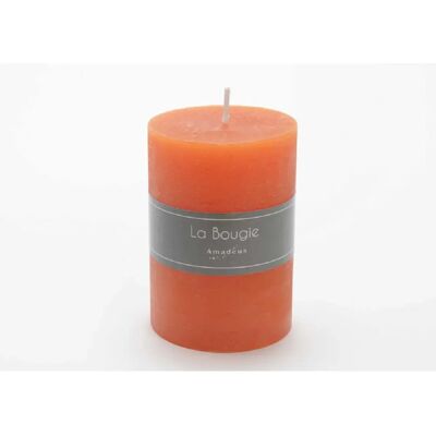 Amadeus Bougie petit cylindre 7 x 10 cm orange (lot de 6) - Publicité Amadeus Bougie petit cylindre 7 x 10 cm orange (lot de 6) - Publicité