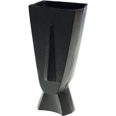 Amadeus Vase Visage noir 30 cm - Publicité Amadeus Vase Visage noir 30 cm - Publicité
