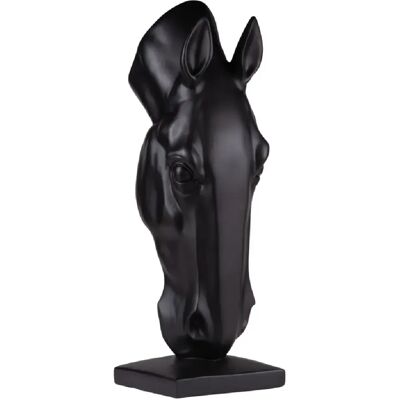 Amadeus Tête de cheval déco 75 cm noire - Publicité Amadeus Tête de cheval déco 75 cm noire - Publicité