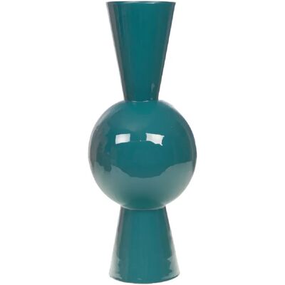 Amadeus Vase Gatsby émeraude en métal 66 cm - Publicité Amadeus Vase Gatsby émeraude en métal 66 cm - Publicité