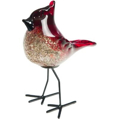 Amadeus Oiseau crète rouge or sulfure - Publicité Amadeus Oiseau crète rouge or sulfure - Publicité