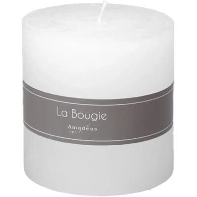 Amadeus Bougie gros cylindre blanc (lot de 6) - Publicité Amadeus Bougie gros cylindre blanc (lot de 6) - Publicité