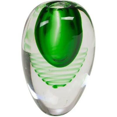Amadeus Vase Eden vert sulfure - Publicité Amadeus Vase Eden vert sulfure - Publicité