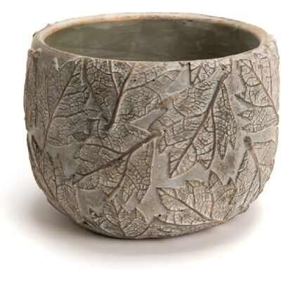Amadeus Cache pot Feuille doré grand modèle - Publicité Amadeus Cache pot Feuille doré grand modèle - Publicité