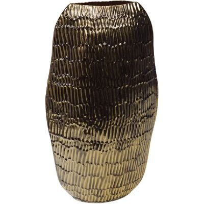 Amadeus Vase Roche bronze 53 cm en métal - Publicité Amadeus Vase Roche bronze 53 cm en métal - Publicité