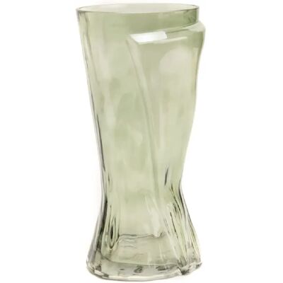 Amadeus Vase sablier kaki 30 cm - Publicité Amadeus Vase sablier kaki 30 cm - Publicité