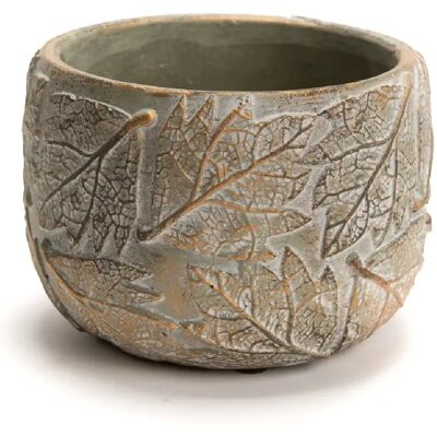 Amadeus Cache pot Feuille doré petit modèle - Publicité Amadeus Cache pot Feuille doré petit modèle - Publicité