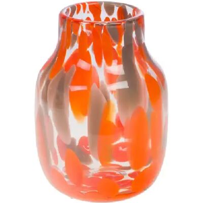 Amadeus Vase Izak orange 22 cm - Publicité Amadeus Vase Izak orange 22 cm - Publicité