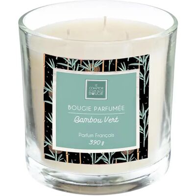 ATMOSPHERA Bougie Parfumée Loys 390g Bambou Vert - Publicité ATMOSPHERA Bougie Parfumée Loys 390g Bambou Vert - Publicité