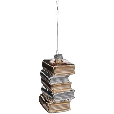 ATMOSPHERA Sujet de Noël Déco Pile de Livres 10cm Marron - Publicité ATMOSPHERA Sujet de Noël Déco Pile de Livres 10cm Marron - Publicité