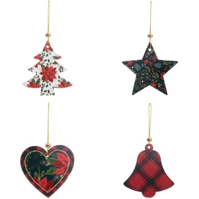 ATMOSPHERA Lot de 12 Sujets de Noël Soir 8cm Multicolore - Publicité ATMOSPHERA Lot de 12 Sujets de Noël Soir 8cm Multicolore - Publicité