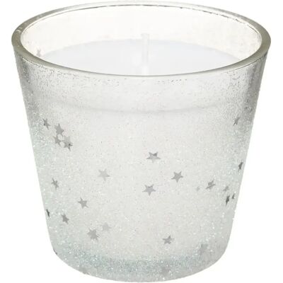 ATMOSPHERA Bougie en Verre Déco Colorama 190g Blanc - Publicité ATMOSPHERA Bougie en Verre Déco Colorama 190g Blanc - Publicité