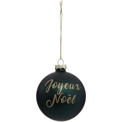 ATMOSPHERA Boule de Noël Paillettes Nouvelle Orléans 8cm Vert - Publicité ATMOSPHERA Boule de Noël Paillettes Nouvelle Orléans 8cm Vert - Publicité