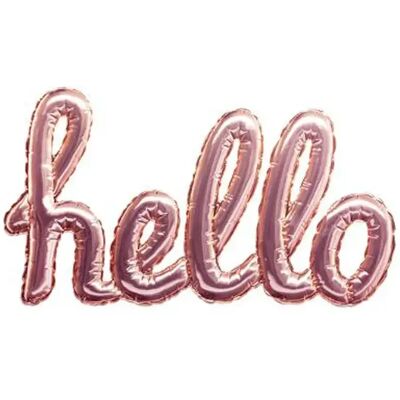 ATMOSPHERA Sticker Ballon Hello 22x40cm Rose - Publicité ATMOSPHERA Sticker Ballon Hello 22x40cm Rose - Publicité