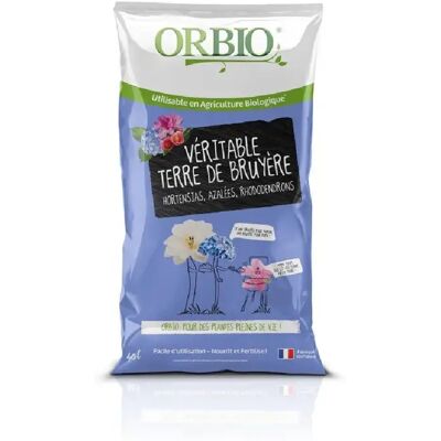 Orbi France OBITTDB40 Terre de bruyère 40 L substrat léger acide - Publicité Orbi France OBITTDB40 Terre de bruyère 40 L substrat léger acide - Publicité