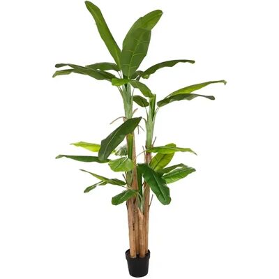 Pegane Plante artificielle arbre bananier 4 troncs avec pot - Longueur 140 x Profondeur 140 x Hauteur 285 cm - Publicité Pegane Plante artificielle arbre bananier 4 troncs avec pot - Longueur 140 x Profondeur 140 x Hauteur 285 cm - Publicité