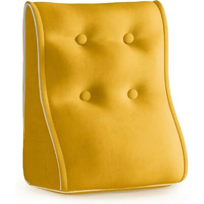 Générique Coussin de lecture - 50x22x55 cm - Jaune - Publicité Générique Coussin de lecture - 50x22x55 cm - Jaune - Publicité