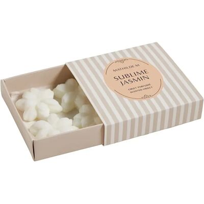 Mathilde M Coffret de 4 Décorations Fondantes Parfumées à la Cire – Jasmin Sublime - Publicité Mathilde M Coffret de 4 Décorations Fondantes Parfumées à la Cire – Jasmin Sublime - Publicité