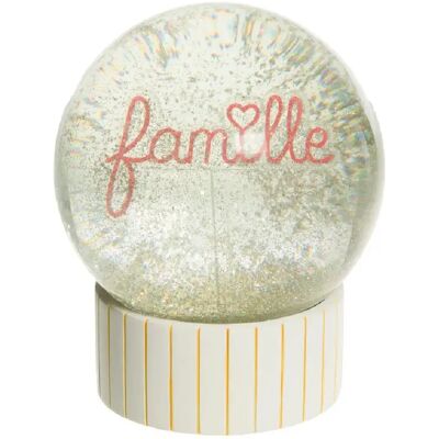 Amadeus Boule à neige famille Baya - Publicité Amadeus Boule à neige famille Baya - Publicité