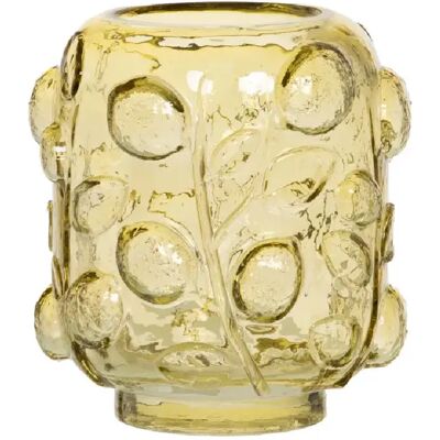 Amadeus Vase verre Citron jaune h16 - Publicité Amadeus Vase verre Citron jaune h16 - Publicité