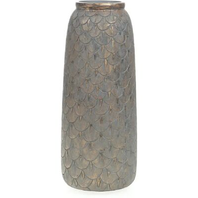 Vase Amadeus Capu 41cm Gris Résine - Vase - Publicité Vase Amadeus Capu 41cm Gris Résine - Vase - Publicité