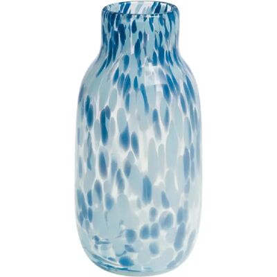 Amadeus Vase en verre rond - Bleu - Publicité Amadeus Vase en verre rond - Bleu - Publicité
