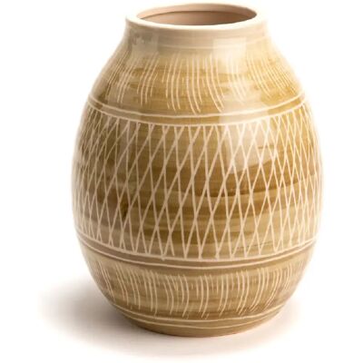 Kimia - Kimia - Jaune - 20 cm - Vase - Publicité Kimia - Kimia - Jaune - 20 cm - Vase - Publicité