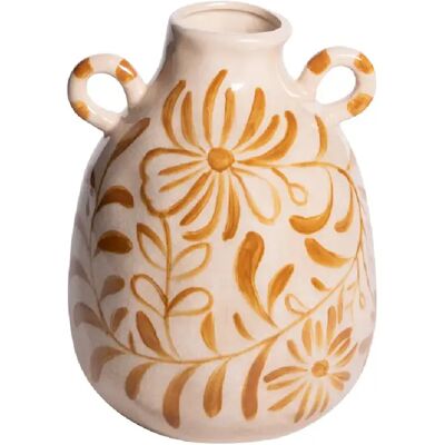 Table passion Vase décoratif rond - Beige - Publicité Table passion Vase décoratif rond - Beige - Publicité