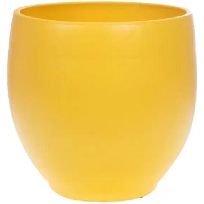 Amadeus Vase rond céramique - Jaune - Publicité Amadeus Vase rond céramique - Jaune - Publicité