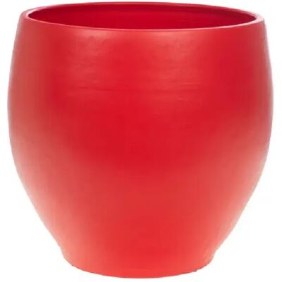 Amadeus Vase rond décoratif - Rouge - Publicité Amadeus Vase rond décoratif - Rouge - Publicité