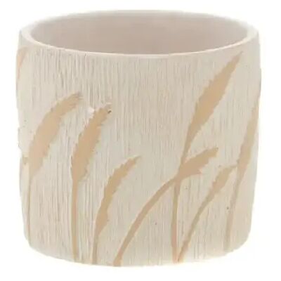 Amadeus Vase rond décoratif - Beige - Publicité Amadeus Vase rond décoratif - Beige - Publicité