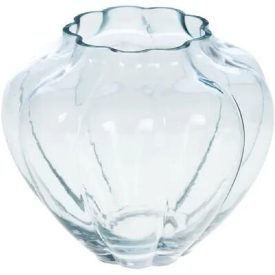 Amadeus Vase en verre rond - Bleu clair - Publicité Amadeus Vase en verre rond - Bleu clair - Publicité