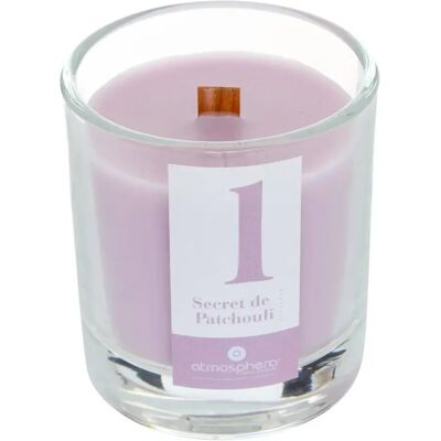 ATMOSPHERA Bougie Parfumée en Verre Numia 180g Secret de Patchouli - Publicité ATMOSPHERA Bougie Parfumée en Verre Numia 180g Secret de Patchouli - Publicité