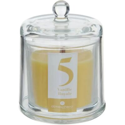 ATMOSPHERA Bougie Parfumée en Verre Numia 240g Vanille Royale - Publicité ATMOSPHERA Bougie Parfumée en Verre Numia 240g Vanille Royale - Publicité