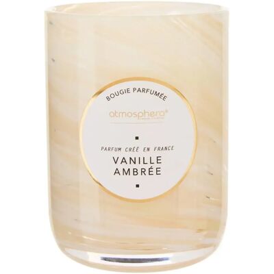 ATMOSPHERA Bougie Parfumée Design Wavy 275g Vanille Ambrée - Publicité ATMOSPHERA Bougie Parfumée Design Wavy 275g Vanille Ambrée - Publicité