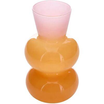 ATMOSPHERA Soliflore Design en Verre Poolside 14cm Orange - Publicité ATMOSPHERA Soliflore Design en Verre Poolside 14cm Orange - Publicité