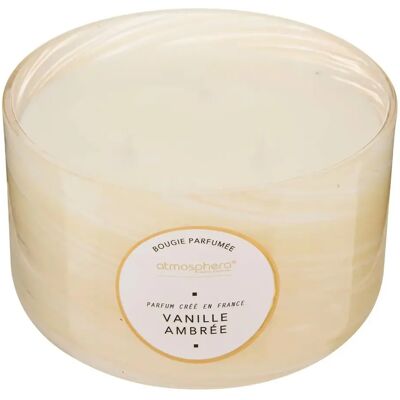 ATMOSPHERA Bougie Parfumée Design Wavy 540g Vanille Ambrée - Publicité ATMOSPHERA Bougie Parfumée Design Wavy 540g Vanille Ambrée - Publicité