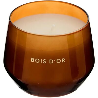ATMOSPHERA Bougie Parfumée en Verre Glowy 300g Bois d'Or - Publicité ATMOSPHERA Bougie Parfumée en Verre Glowy 300g Bois d'Or - Publicité